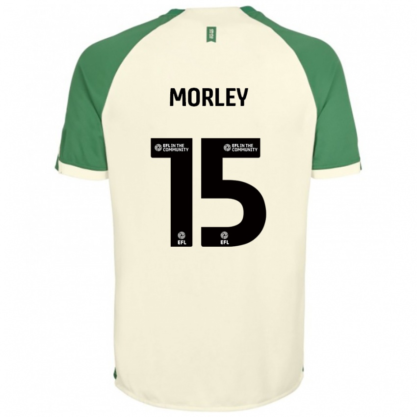 ילדים Jess Morley #15 לבן שמנת ירוק הרחק ג'רזי 2025/26 חולצה קצרה