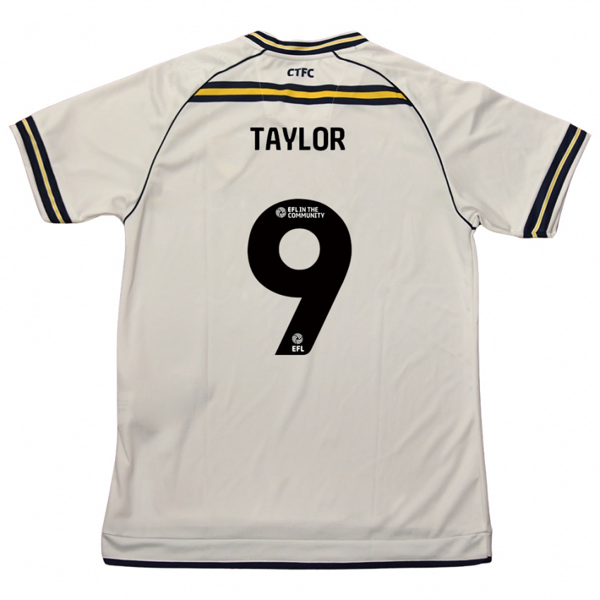 ילדים מאט טיילור #9 לבן כחול נייבי הרחק ג'רזי 2025/26 חולצה קצרה