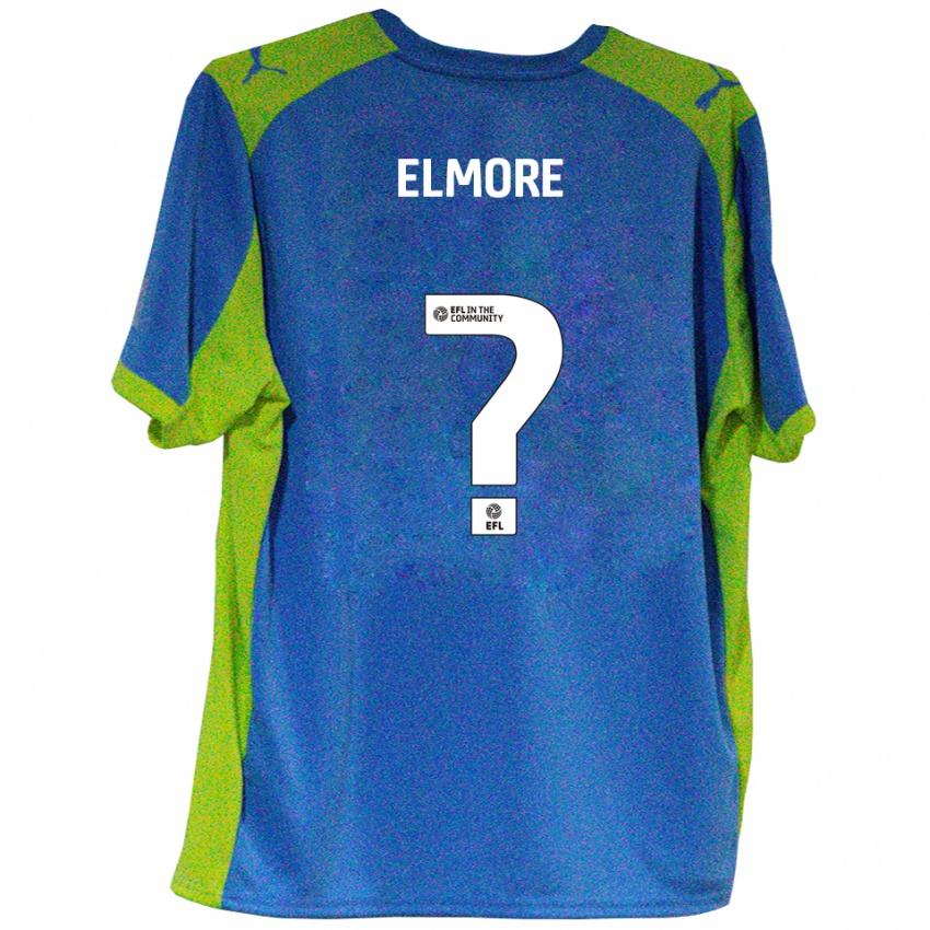 ילדים Harry Elmore #0 תכלת צהוב הרחק ג'רזי 2025/26 חולצה קצרה