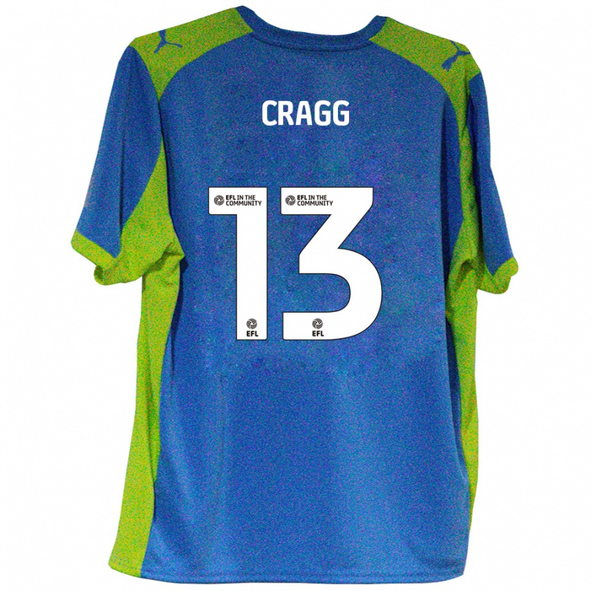 ילדים Rio Cragg #13 תכלת צהוב הרחק ג'רזי 2025/26 חולצה קצרה