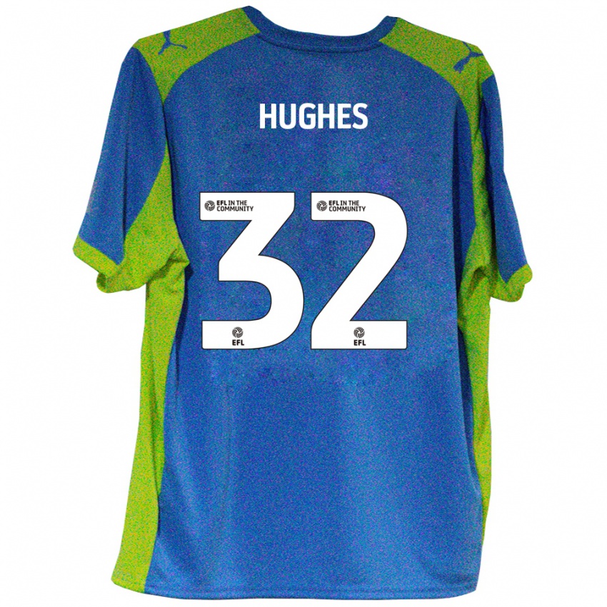 ילדים קיידן יוז #32 תכלת צהוב הרחק ג'רזי 2025/26 חולצה קצרה