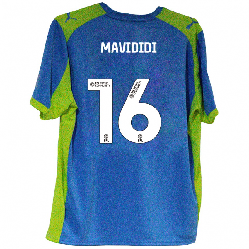 ילדים שון מבידידי #16 תכלת צהוב הרחק ג'רזי 2025/26 חולצה קצרה