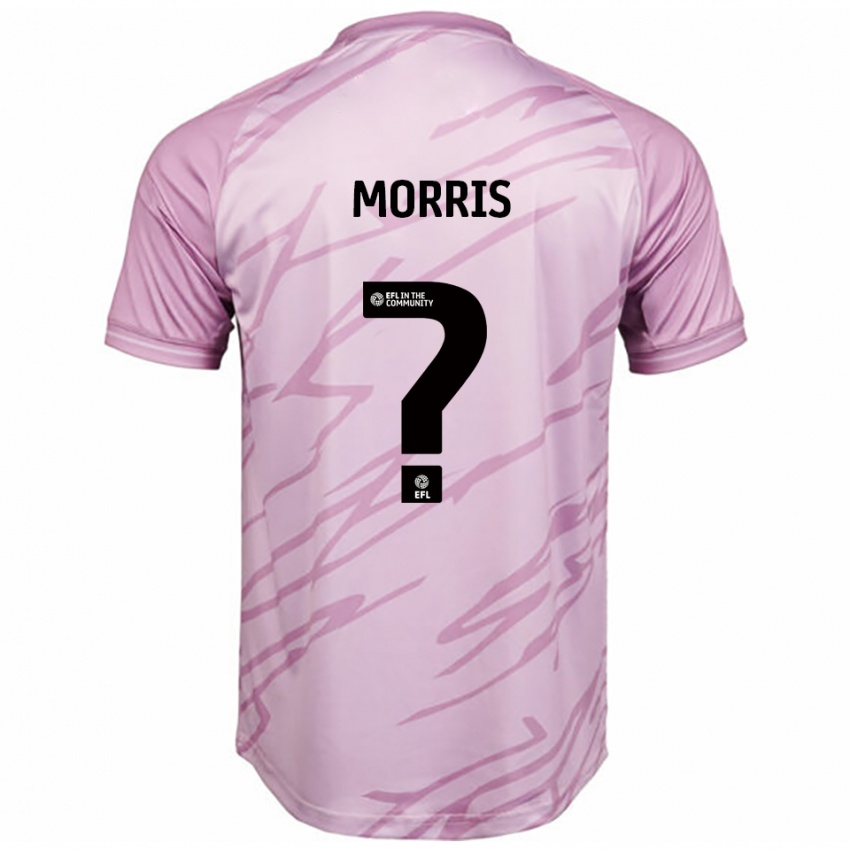 ילדים Cammron Morris #0 ורוד שחור הרחק ג'רזי 2025/26 חולצה קצרה