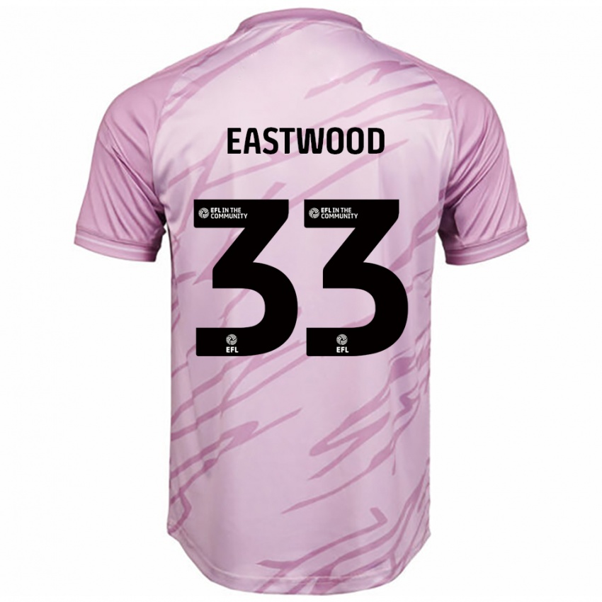 ילדים Sophie Eastwood #33 ורוד שחור הרחק ג'רזי 2025/26 חולצה קצרה