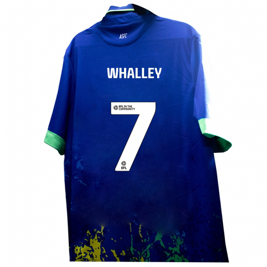 ילדים שון וואלי #7 כחול צהוב הרחק ג'רזי 2025/26 חולצה קצרה