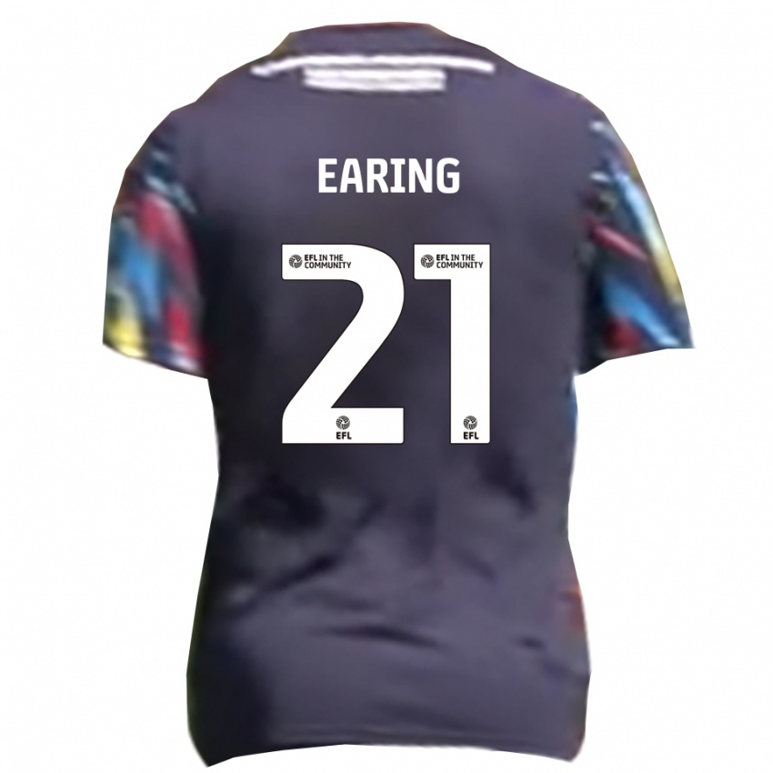 ילדים ג'ק אירינג #21 כחול נייבי צהוב אדום הרחק ג'רזי 2025/26 חולצה קצרה