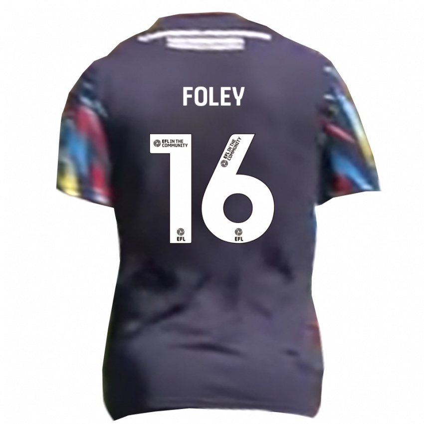 ילדים סם פולי #16 כחול נייבי צהוב אדום הרחק ג'רזי 2025/26 חולצה קצרה