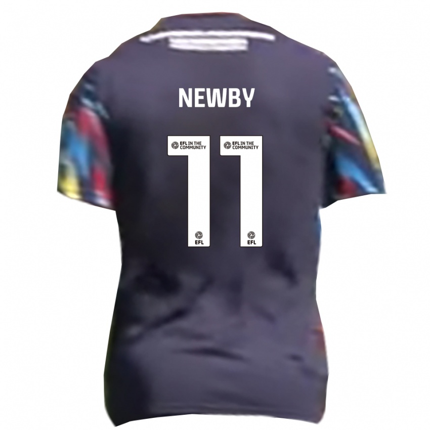 ילדים אליוט ניובי #11 כחול נייבי צהוב אדום הרחק ג'רזי 2025/26 חולצה קצרה