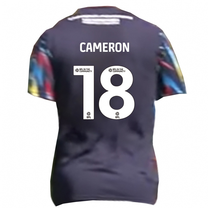 ילדים Innes Cameron #18 כחול נייבי צהוב אדום הרחק ג'רזי 2025/26 חולצה קצרה