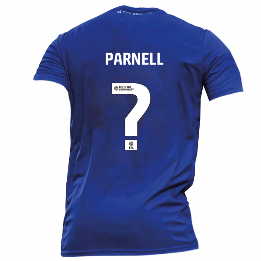 ילדים Morgan Parnell #0 כחול לבן הרחק ג'רזי 2025/26 חולצה קצרה