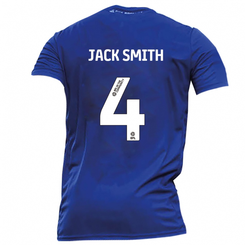 ילדים Jack Smith #4 כחול לבן הרחק ג'רזי 2025/26 חולצה קצרה