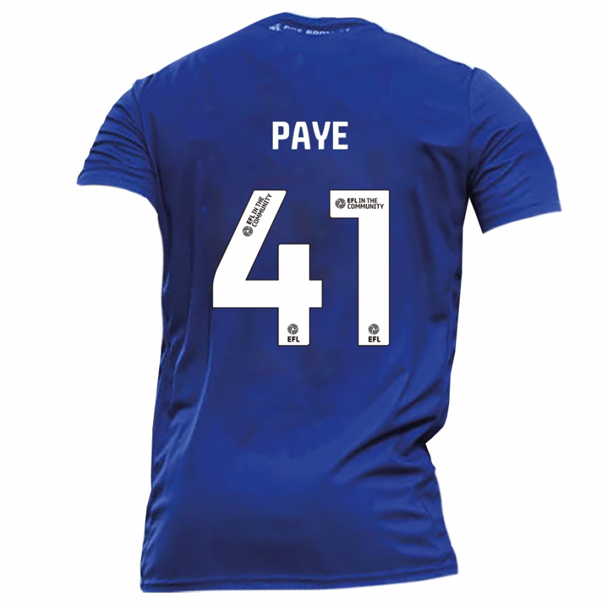 ילדים צ׳ארלי פאייה #41 כחול לבן הרחק ג'רזי 2025/26 חולצה קצרה