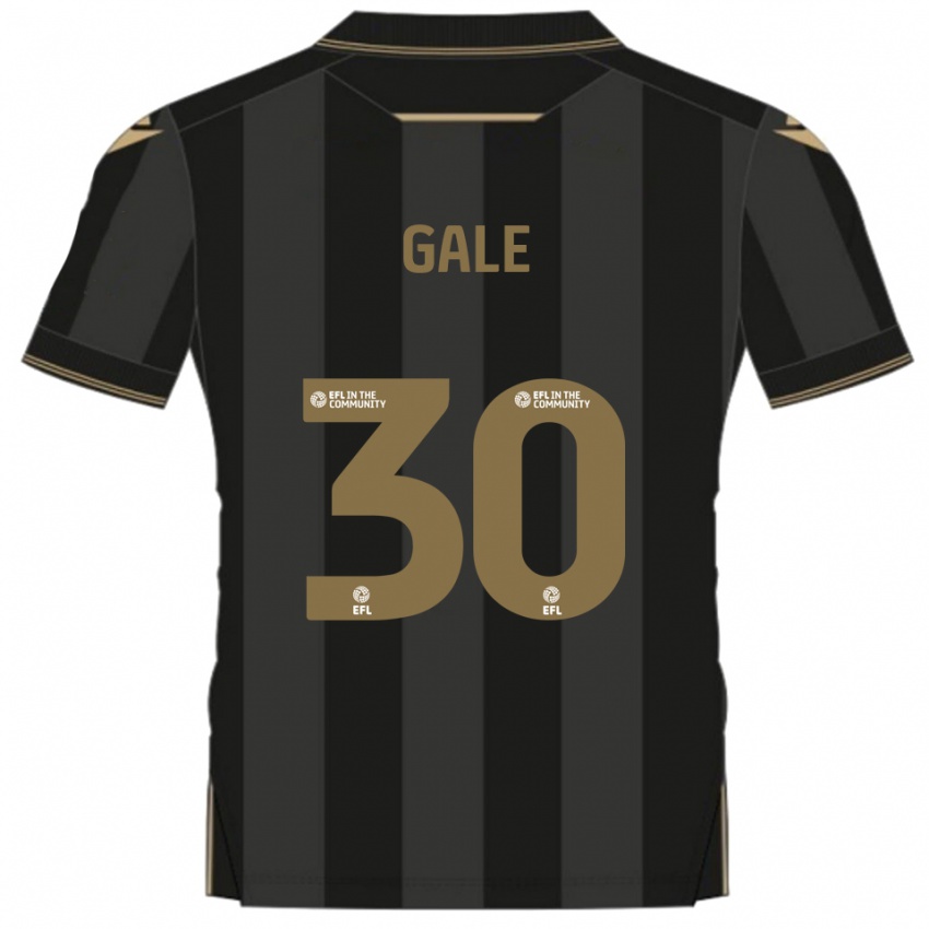 ילדים סם גייל #30 שחור זהב הרחק ג'רזי 2025/26 חולצה קצרה