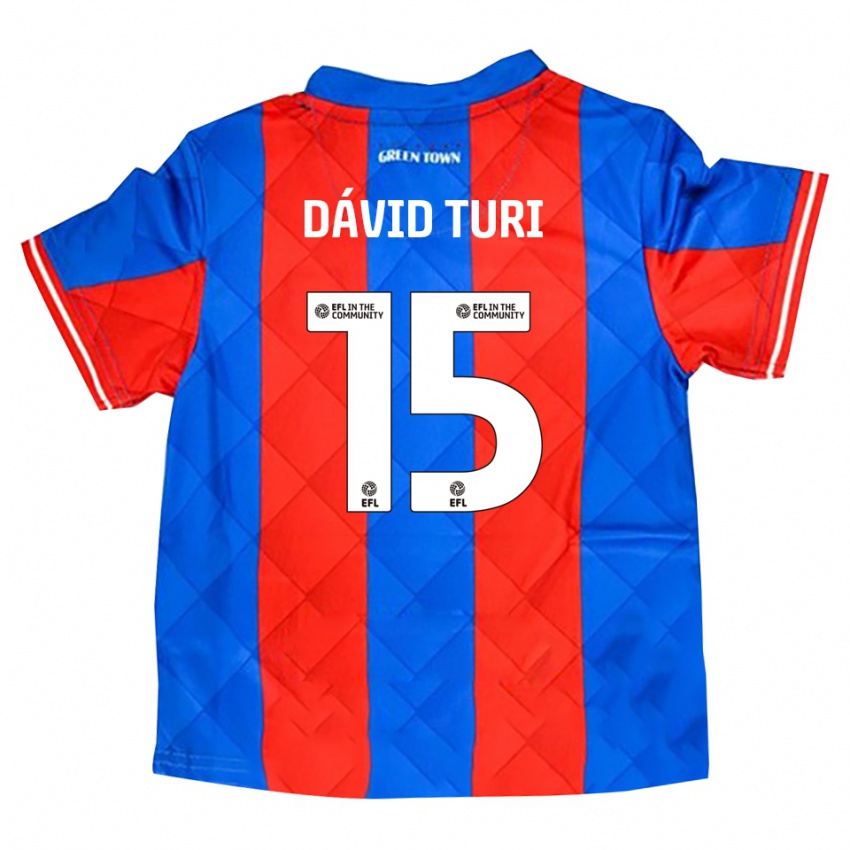 ילדים גזה טורי #15 כחול אדום לבן הרחק ג'רזי 2025/26 חולצה קצרה