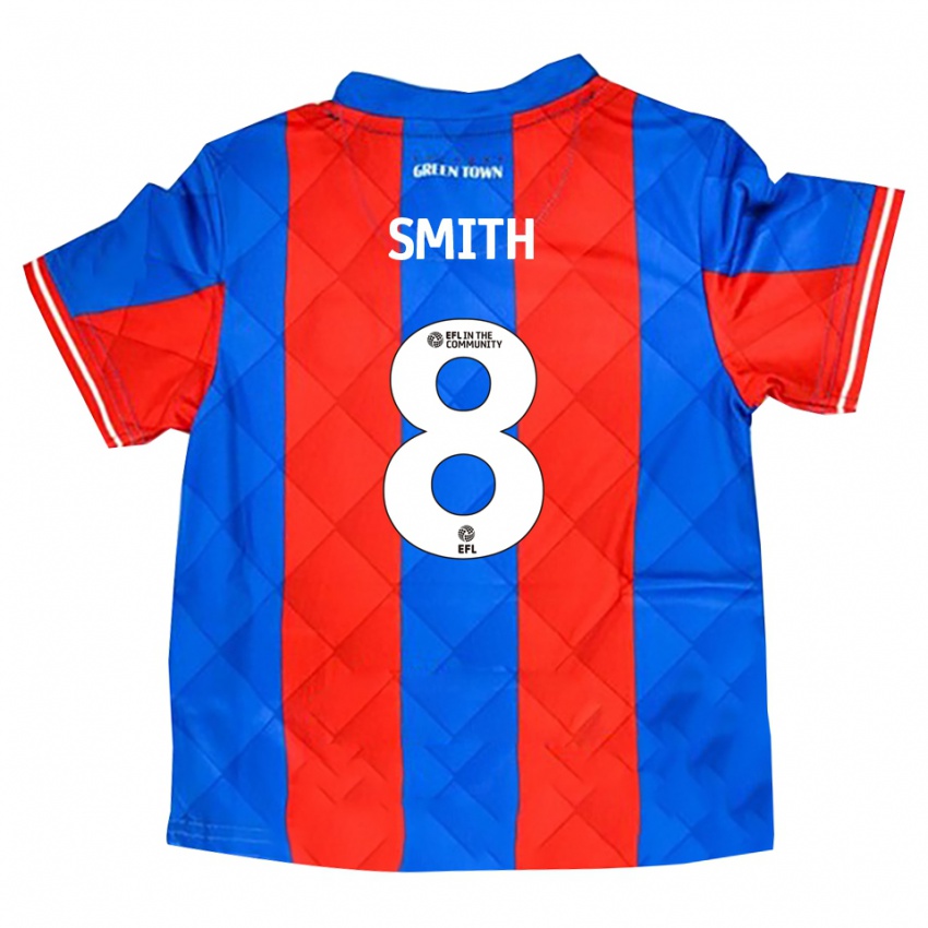 ילדים Elliot Smith #8 כחול אדום לבן הרחק ג'רזי 2025/26 חולצה קצרה