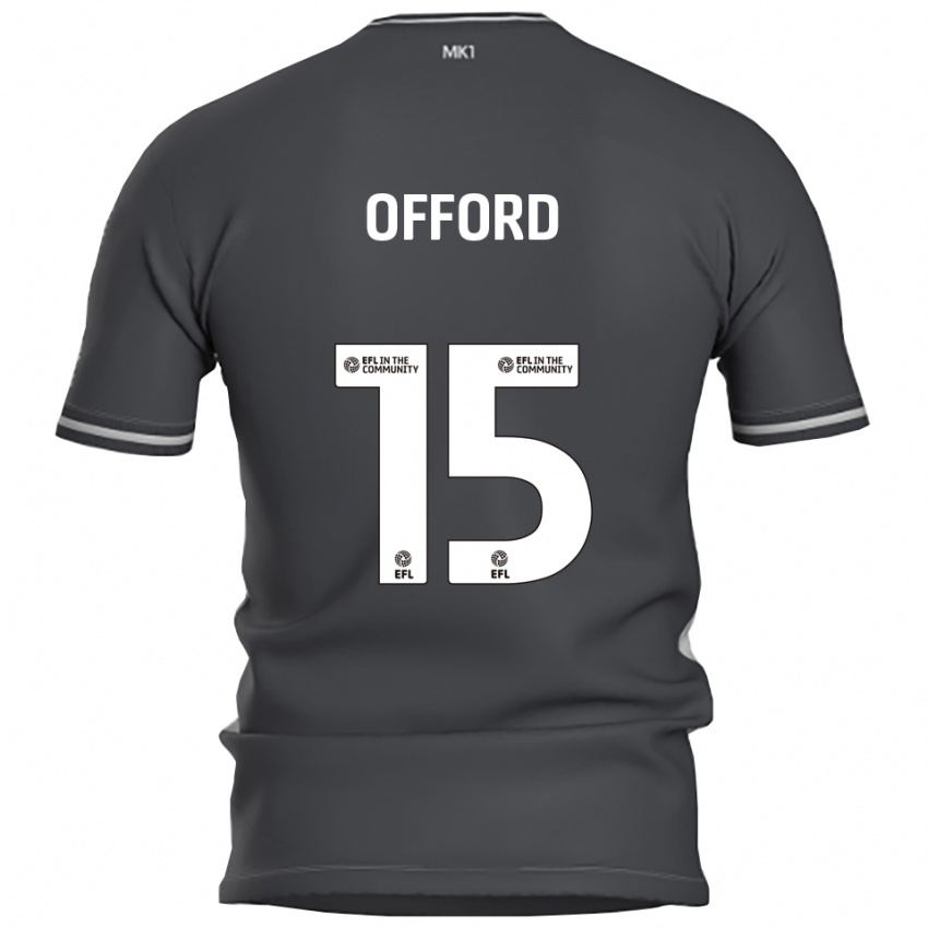 ילדים לוק אופורד #15 אפור כסוף הרחק ג'רזי 2025/26 חולצה קצרה