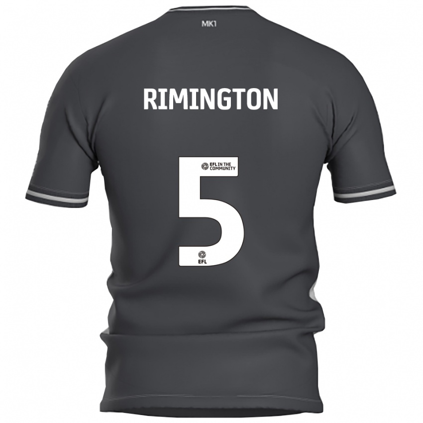 ילדים Isabelle Rimington #5 אפור כסוף הרחק ג'רזי 2025/26 חולצה קצרה