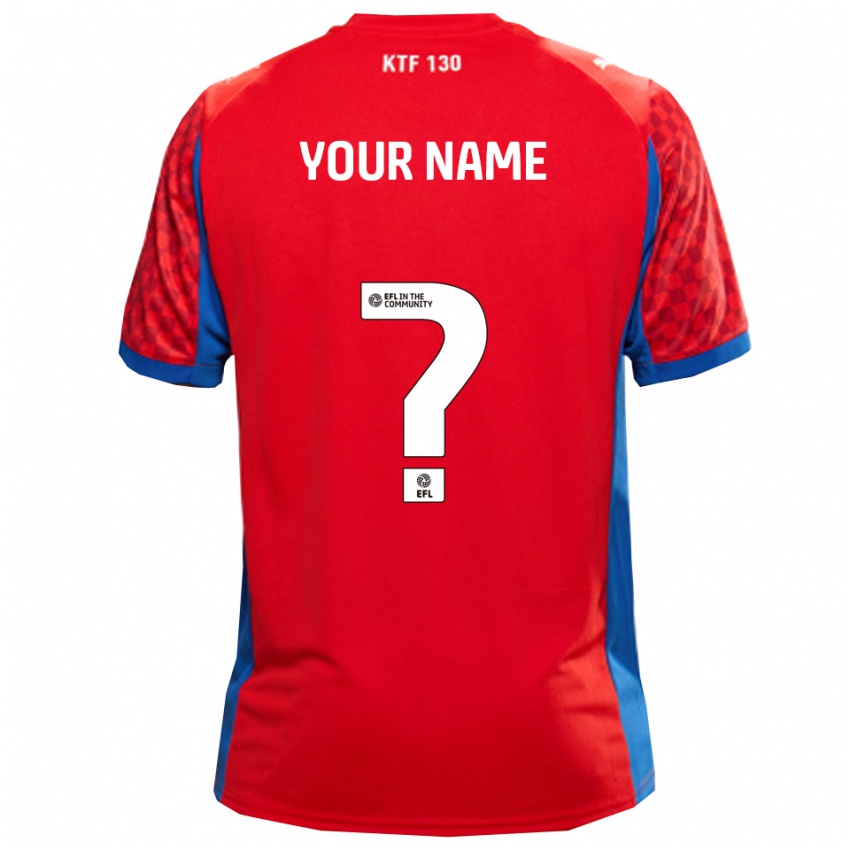 ילדים השם שלך #0 אדום כחול הרחק ג'רזי 2025/26 חולצה קצרה