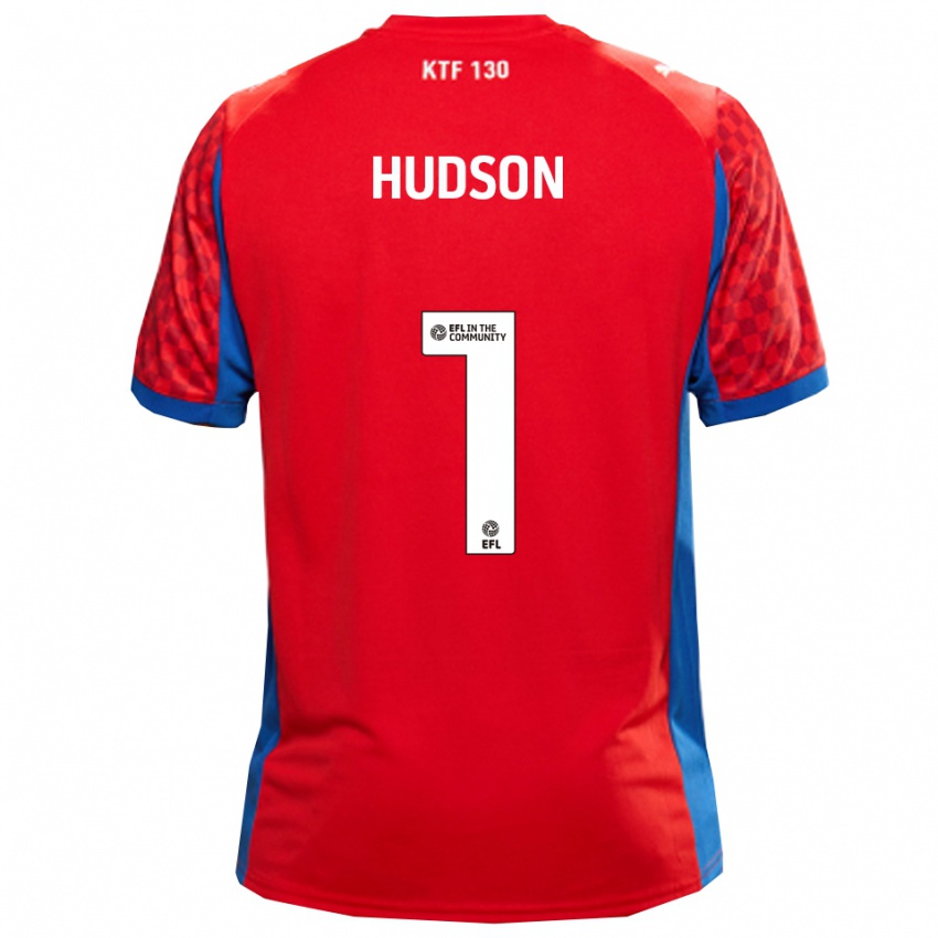 ילדים מת׳יו הדסון #1 אדום כחול הרחק ג'רזי 2025/26 חולצה קצרה