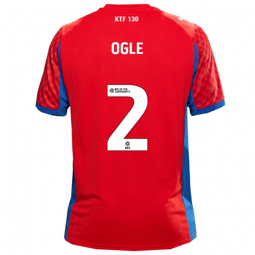 ילדים רייגן אוגל #2 אדום כחול הרחק ג'רזי 2025/26 חולצה קצרה