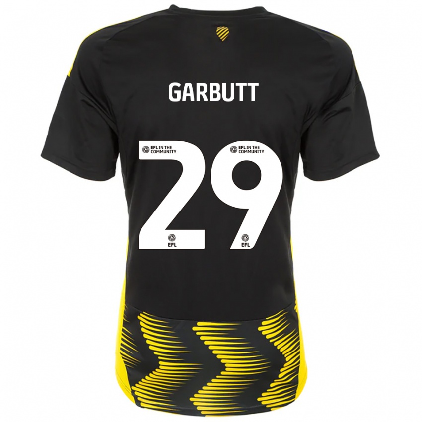 ילדים לוק גרבוט #29 שחור צהוב הרחק ג'רזי 2025/26 חולצה קצרה