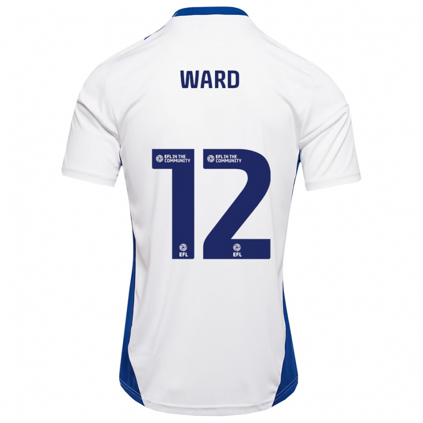 ילדים לואיס וורד #12 לבן כחול הרחק ג'רזי 2025/26 חולצה קצרה