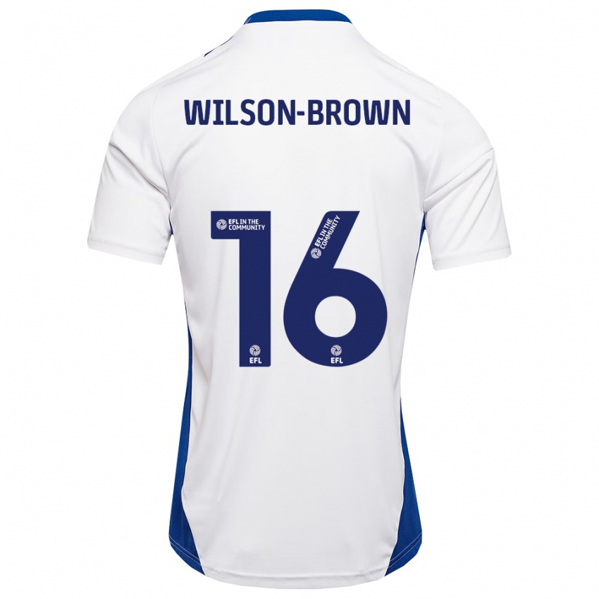 ילדים הנרי קרטרייט #16 לבן כחול הרחק ג'רזי 2025/26 חולצה קצרה