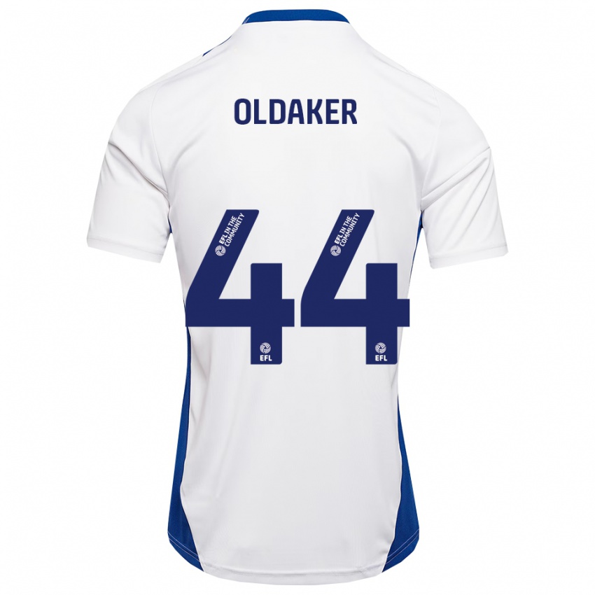 ילדים דארן אולדייקר #44 לבן כחול הרחק ג'רזי 2025/26 חולצה קצרה