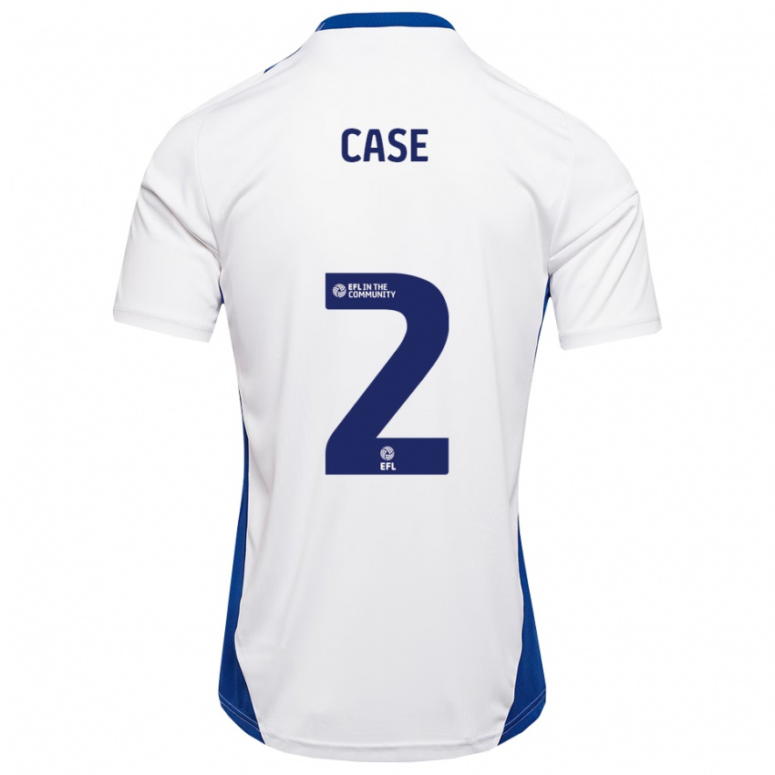 ילדים Ollie Case #2 לבן כחול הרחק ג'רזי 2025/26 חולצה קצרה