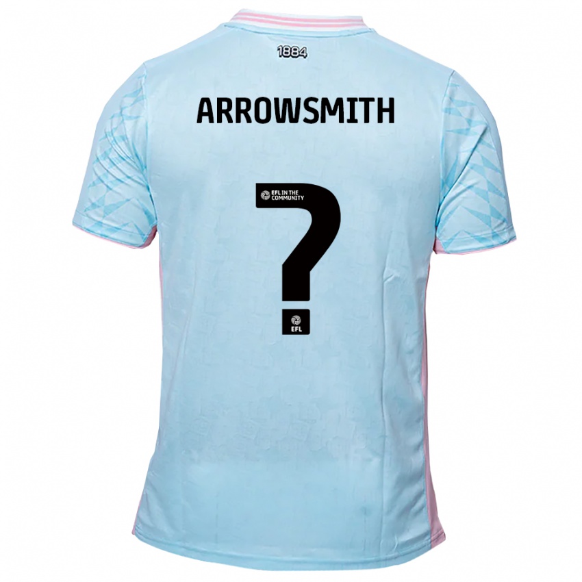 ילדים Izzy Arrowsmith #0 תכלת ורוד הרחק ג'רזי 2025/26 חולצה קצרה