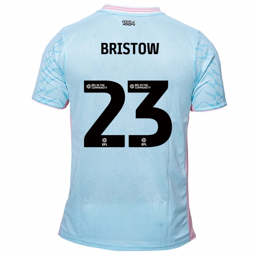 ילדים אית'ן בריסטו #23 תכלת ורוד הרחק ג'רזי 2025/26 חולצה קצרה