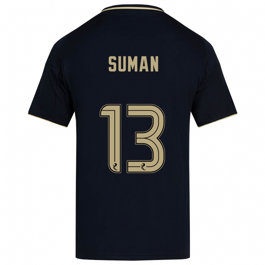 ילדים ניקולס סומאן #13 כחול נייבי זהב הרחק ג'רזי 2025/26 חולצה קצרה