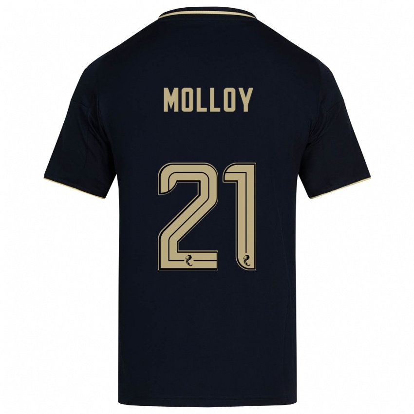 ילדים גאווין מולוי #21 כחול נייבי זהב הרחק ג'רזי 2025/26 חולצה קצרה