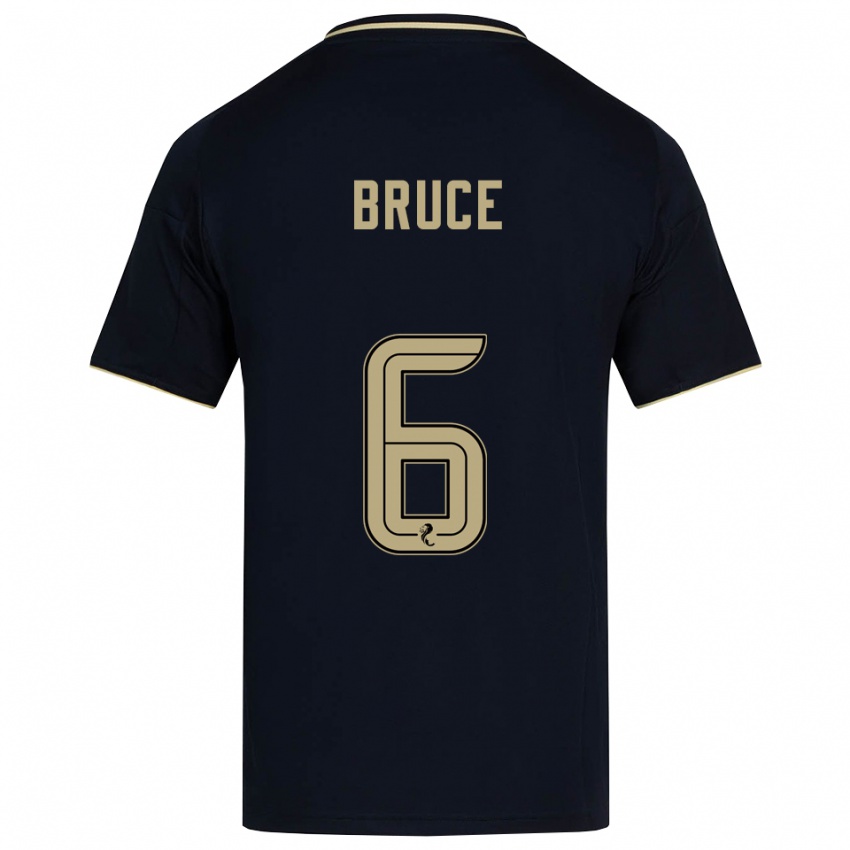 ילדים נטשה ברוס #6 כחול נייבי זהב הרחק ג'רזי 2025/26 חולצה קצרה