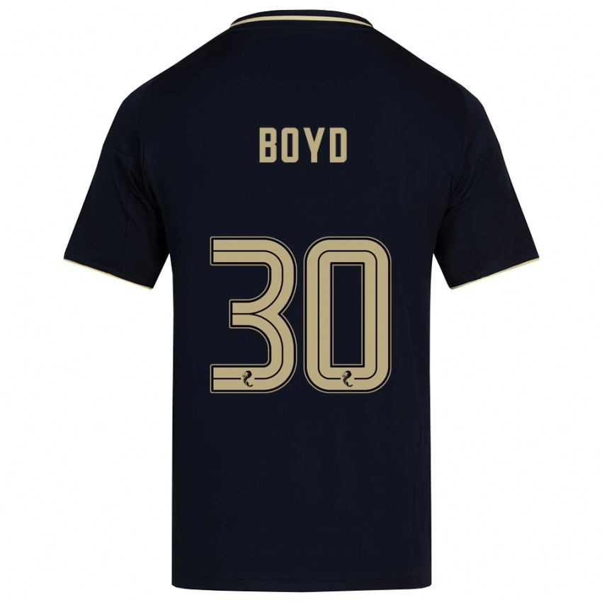 ילדים פלטשר בויד #30 כחול נייבי זהב הרחק ג'רזי 2025/26 חולצה קצרה