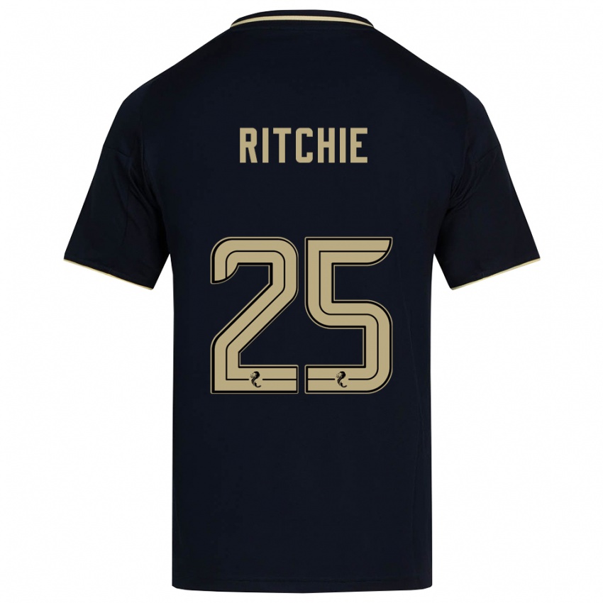 ילדים טום ריצ'י #25 כחול נייבי זהב הרחק ג'רזי 2025/26 חולצה קצרה