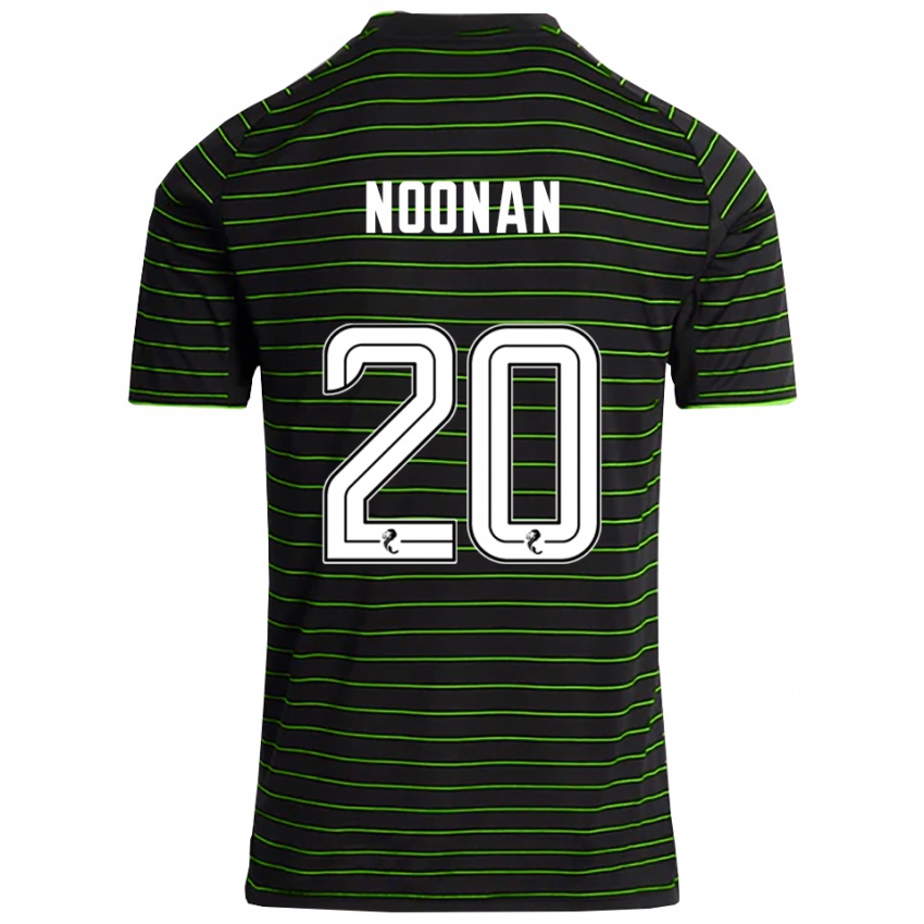 ילדים סירשה נונאן #20 שחור ירוק הרחק ג'רזי 2025/26 חולצה קצרה