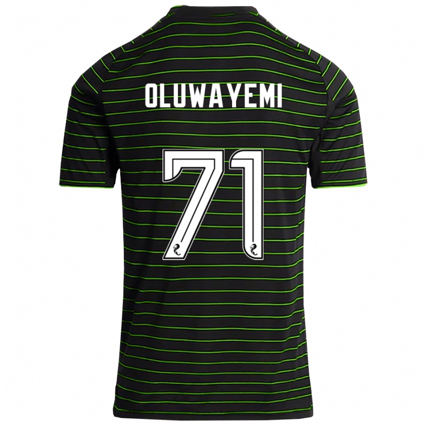 ילדים Tobi Oluwayemi #71 שחור ירוק הרחק ג'רזי 2025/26 חולצה קצרה