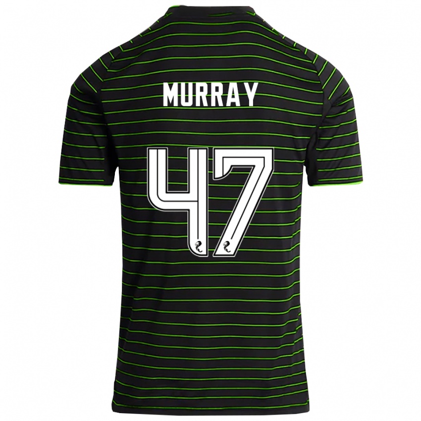 ילדים דיין מוראי #47 שחור ירוק הרחק ג'רזי 2025/26 חולצה קצרה