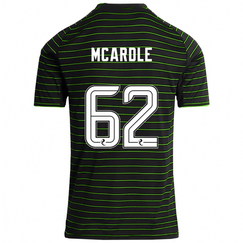 ילדים שון מקארדל #62 שחור ירוק הרחק ג'רזי 2025/26 חולצה קצרה