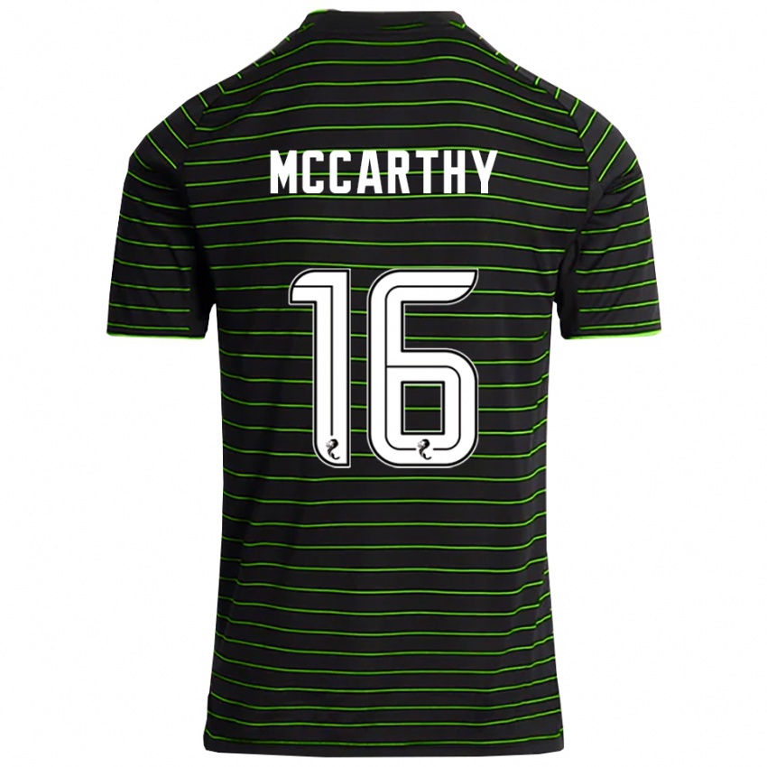 ילדים ג'יימס מקארתי #16 שחור ירוק הרחק ג'רזי 2025/26 חולצה קצרה