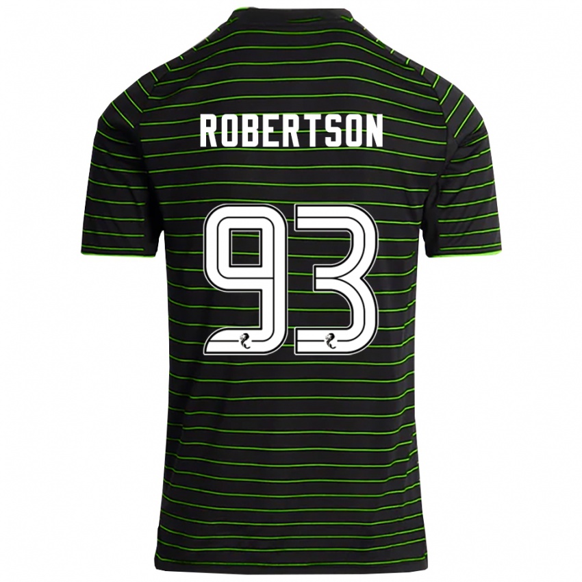 ילדים מיטשל רוברטסון #93 שחור ירוק הרחק ג'רזי 2025/26 חולצה קצרה