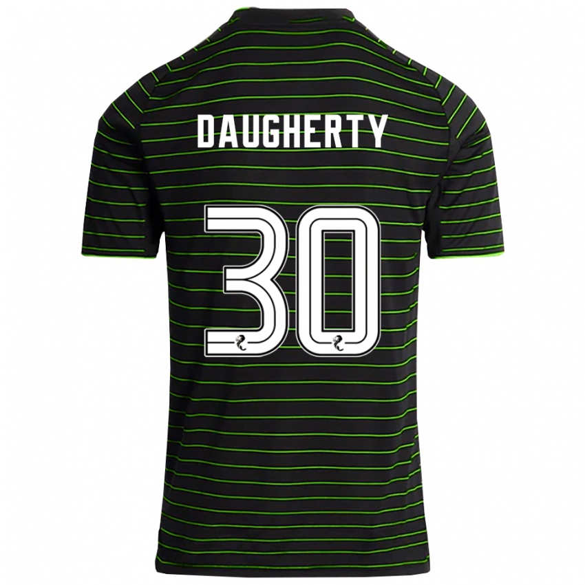 ילדים קלסי דוהרטי #30 שחור ירוק הרחק ג'רזי 2025/26 חולצה קצרה