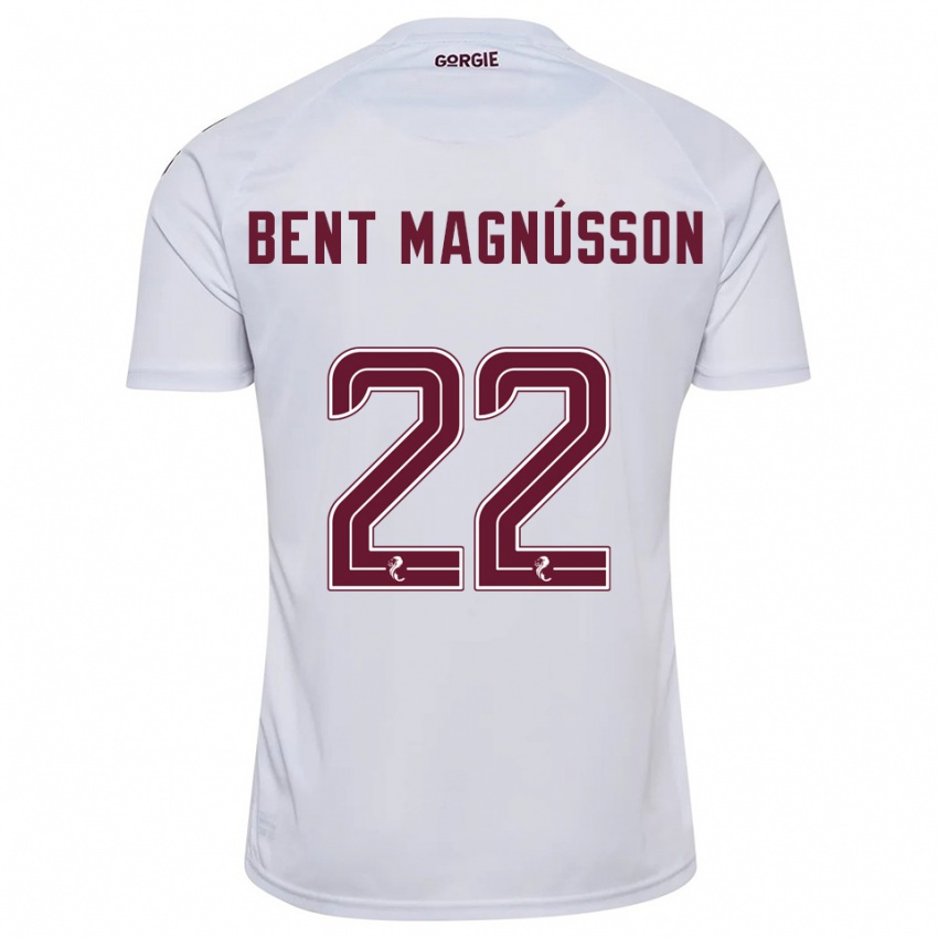 ילדים תומס בנט מגנוסון #22 לבן בורדו הרחק ג'רזי 2025/26 חולצה קצרה