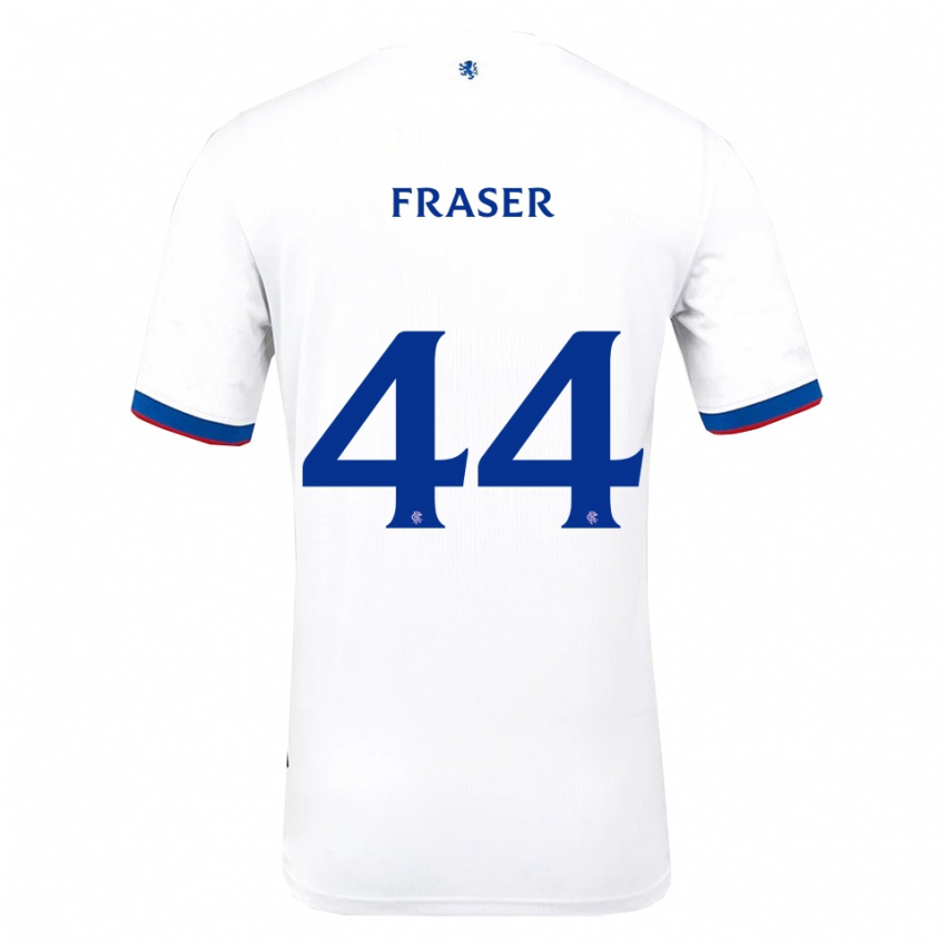 ילדים רובי פראזר #44 לבן אדום כחול הרחק ג'רזי 2025/26 חולצה קצרה