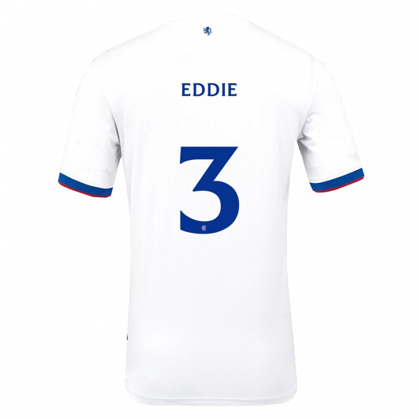 ילדים לאה אדי #3 לבן אדום כחול הרחק ג'רזי 2025/26 חולצה קצרה