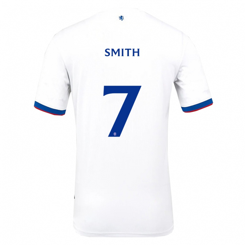 ילדים Alexander Smith #7 לבן אדום כחול הרחק ג'רזי 2025/26 חולצה קצרה