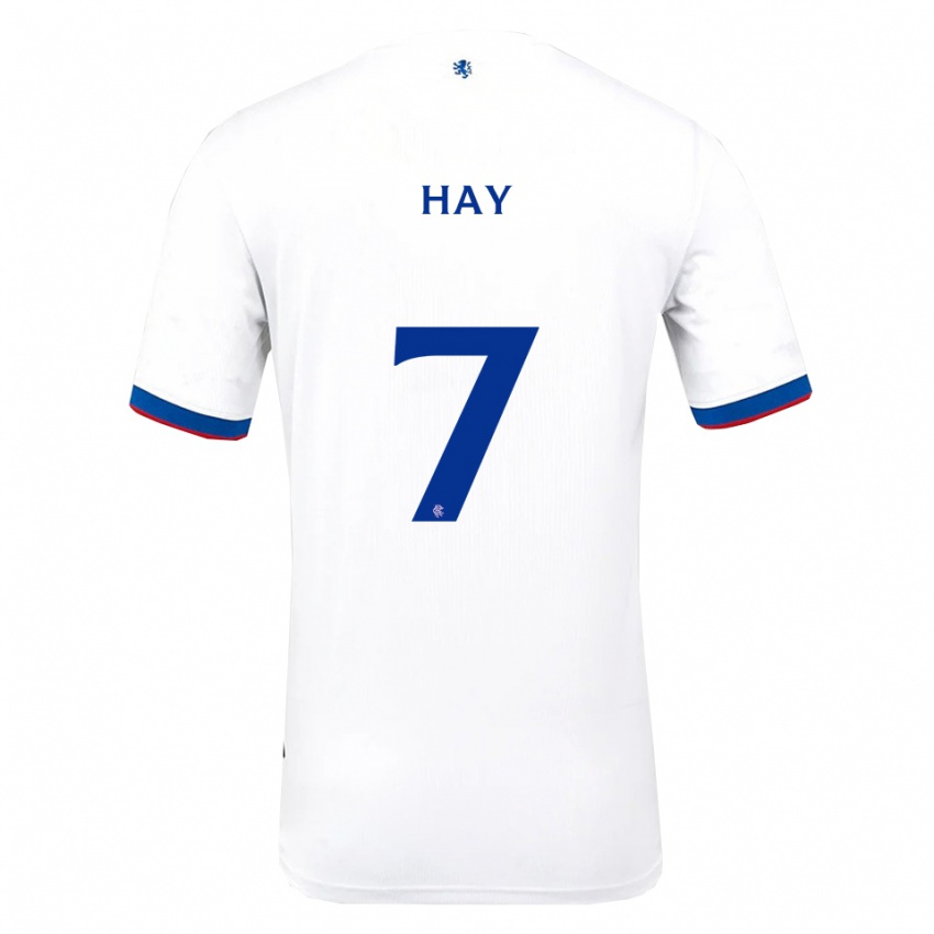 ילדים ברוגן היי #7 לבן אדום כחול הרחק ג'רזי 2025/26 חולצה קצרה