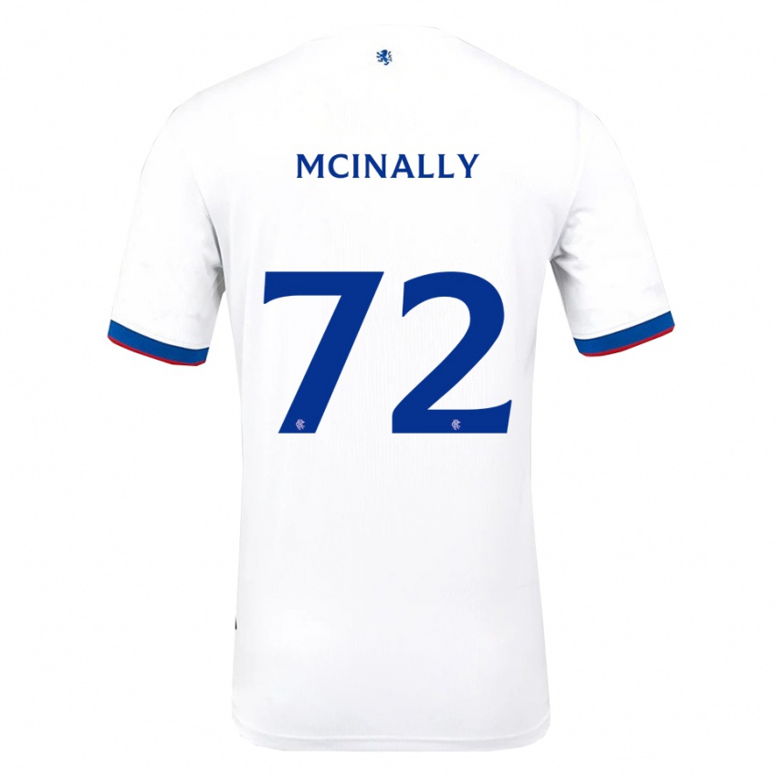 ילדים דארן מקינלי #72 לבן אדום כחול הרחק ג'רזי 2025/26 חולצה קצרה