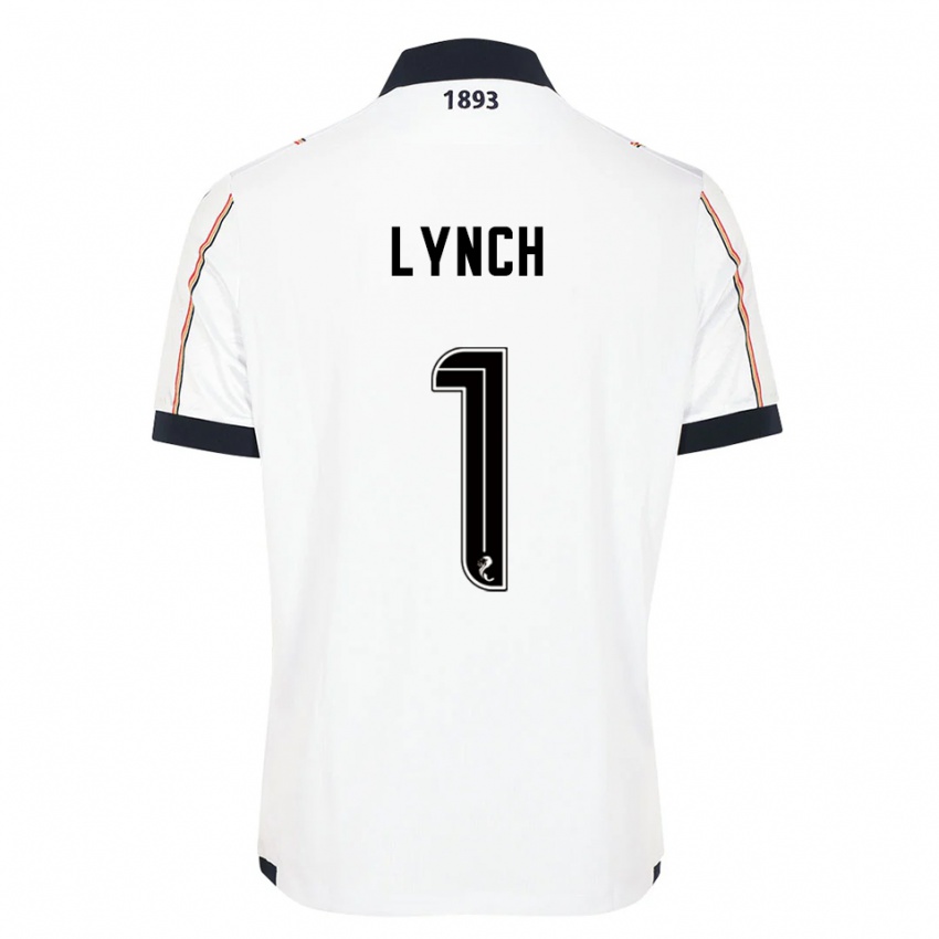 ילדים רוריד לינץ' #1 לבן כחול נייבי אדום הרחק ג'רזי 2025/26 חולצה קצרה